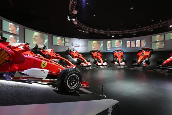 Driven to succeed: some of the cars Schumacher has competed in over the years