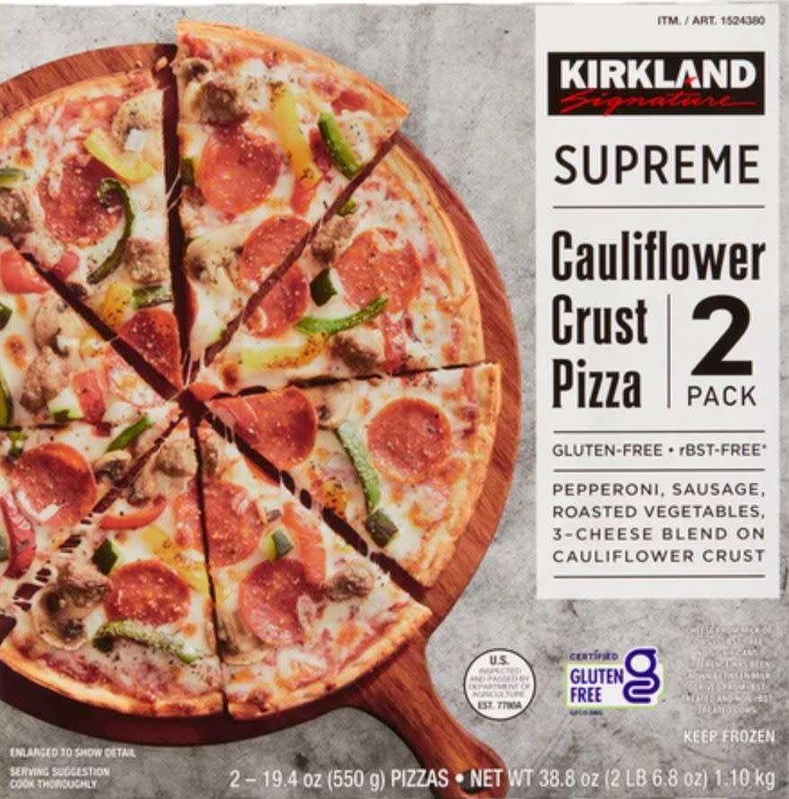 Kirkland Signature Supreme Cauliflower Pizza