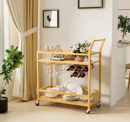 Everly Quinn Brocklehurst bar cart (20% off)