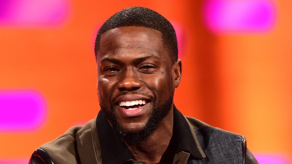 Father-of-three Kevin Hart has never changed a nappy