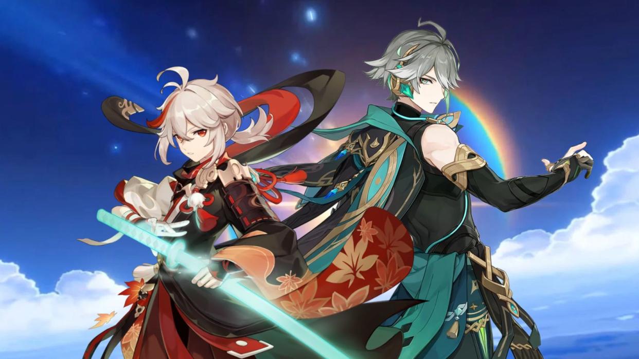 Kazuha and Alhaitham are the featured 5-stars for the second half of Genshin Impact version 3.7. Should you pull for Kazuha, Alhaitham, or their signature weapons? Read on and we'll help you decide. (Photos: HoYoverse)
