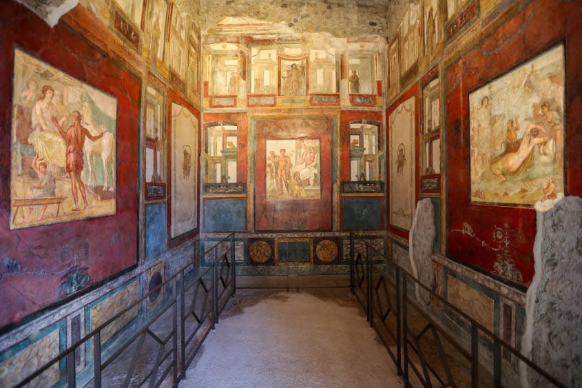 The House of the Vettii in Pompeii. 