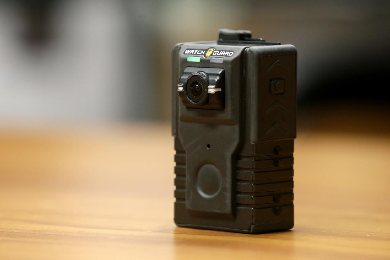 An example of a police body camera.