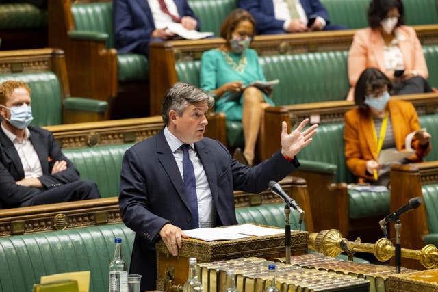 Labour benches in the Commons