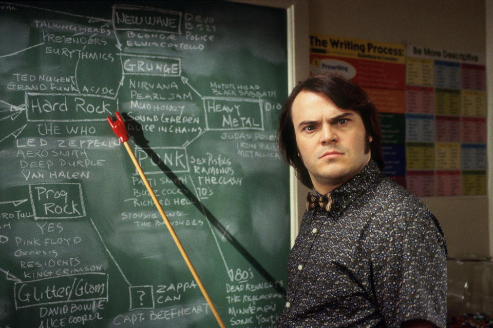 Jack Black in "School of Rock"