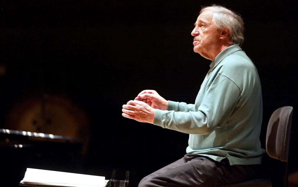 The composer and conductor Pierre Boulez, who died last year at the age of 90 - Credit: JEAN-PIERRE MULLER/AFP/Getty Images