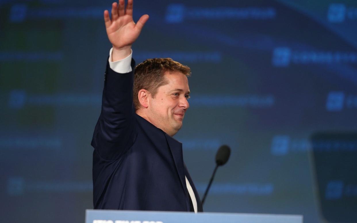 Canadian Conservative leader Andrew Scheer has stepped down - AFP