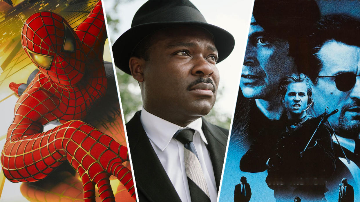 Spider-Man, Selma, and Heat are all new to streaming this weekend (Sony Pictures/20th Century Fox/Warner Bros)