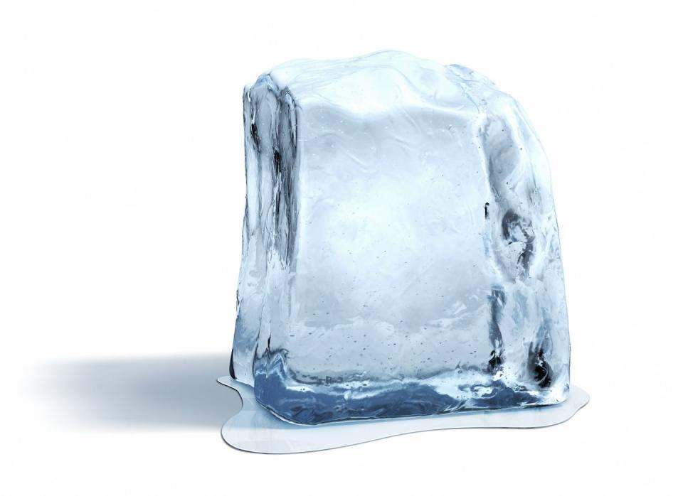 melting ice cube