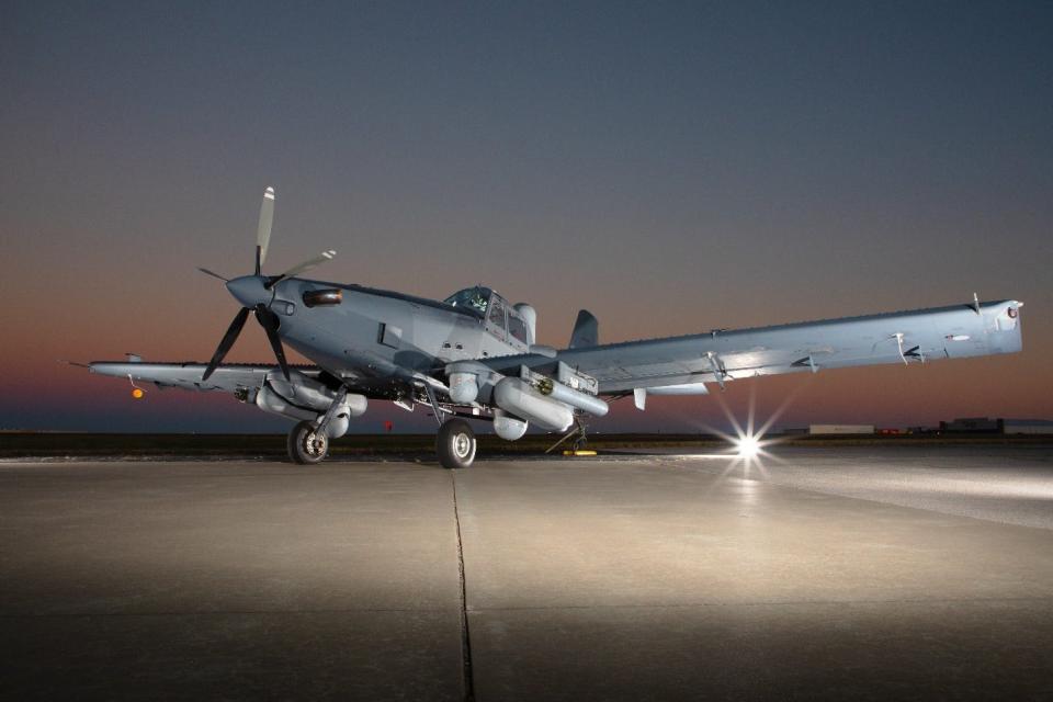 The Sky Warden plane from L3Harris Technologies and Air Tractor Inc. will be used by the Hurlburt Field-headquartered Air Force Special Operations Command.