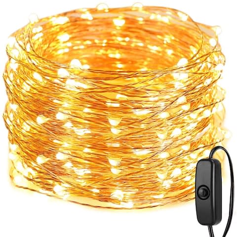 LE String Lights 20M, Fairy Lights Plug in, 200 LED, IP65 Waterproof Copper Wire, Mains Powered Christmas Lights for Indoors and Outdoors