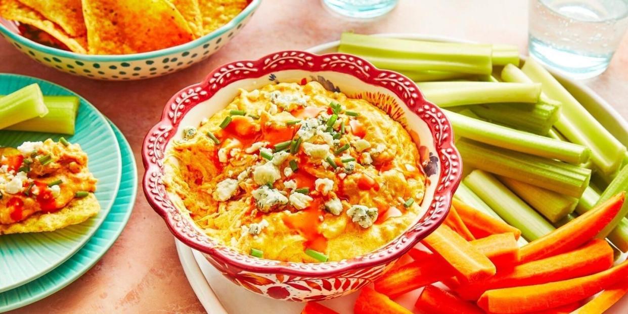 fathers day appetizers crock pot buffalo chicken dip