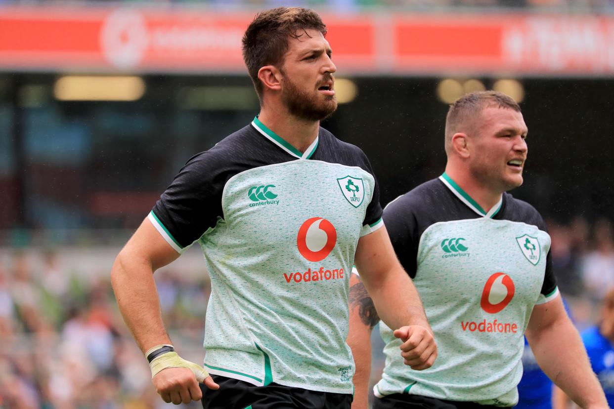 Jean Kleyn, left, represented Ireland at the 2019 Rugby World Cup (PA Archive)
