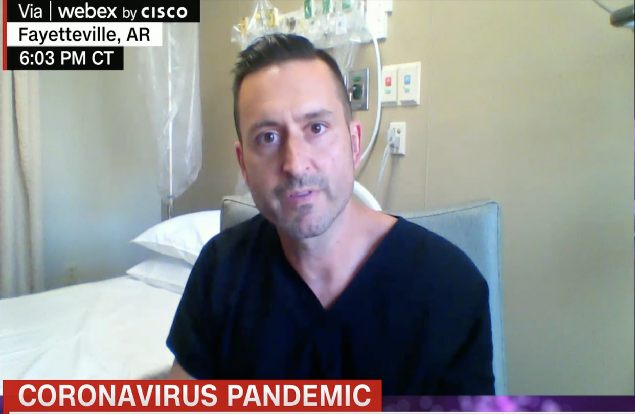 Dr Michael Bolding says many of his dying Covid patients wish they’d gotten a vaccine (CNN)
