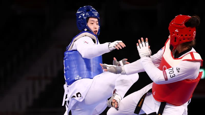 Taekwondo - Women's Heavyweight +67kg - Gold medal match