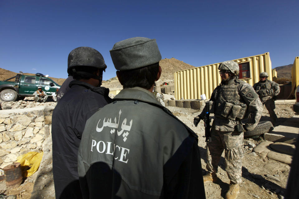 US-Soldaten bei der Ausbildung afghanischer Polizisten 2009 (Bild: Reuters/Zohra Bensemra)