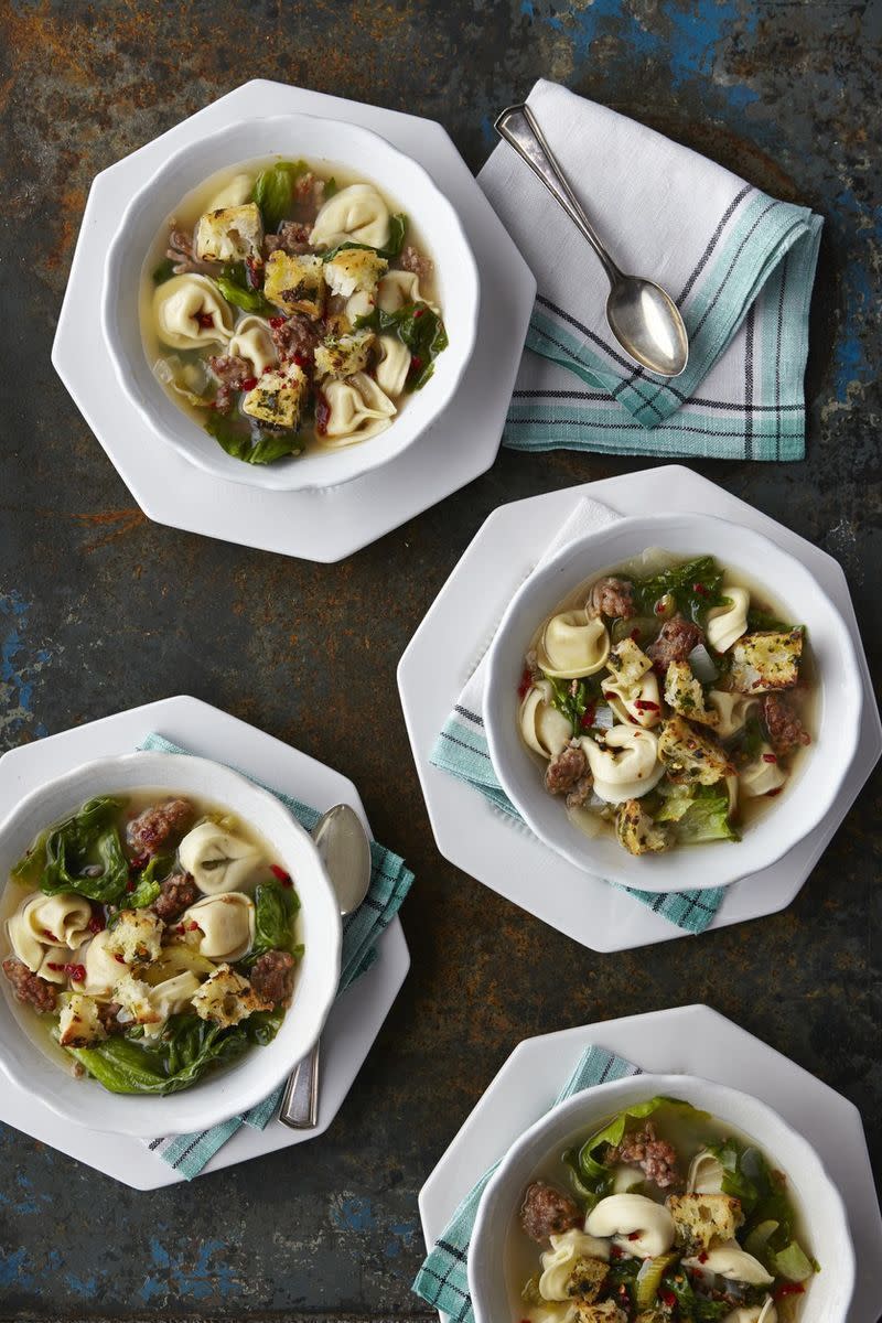 Sausage-and-Tortellini Soup