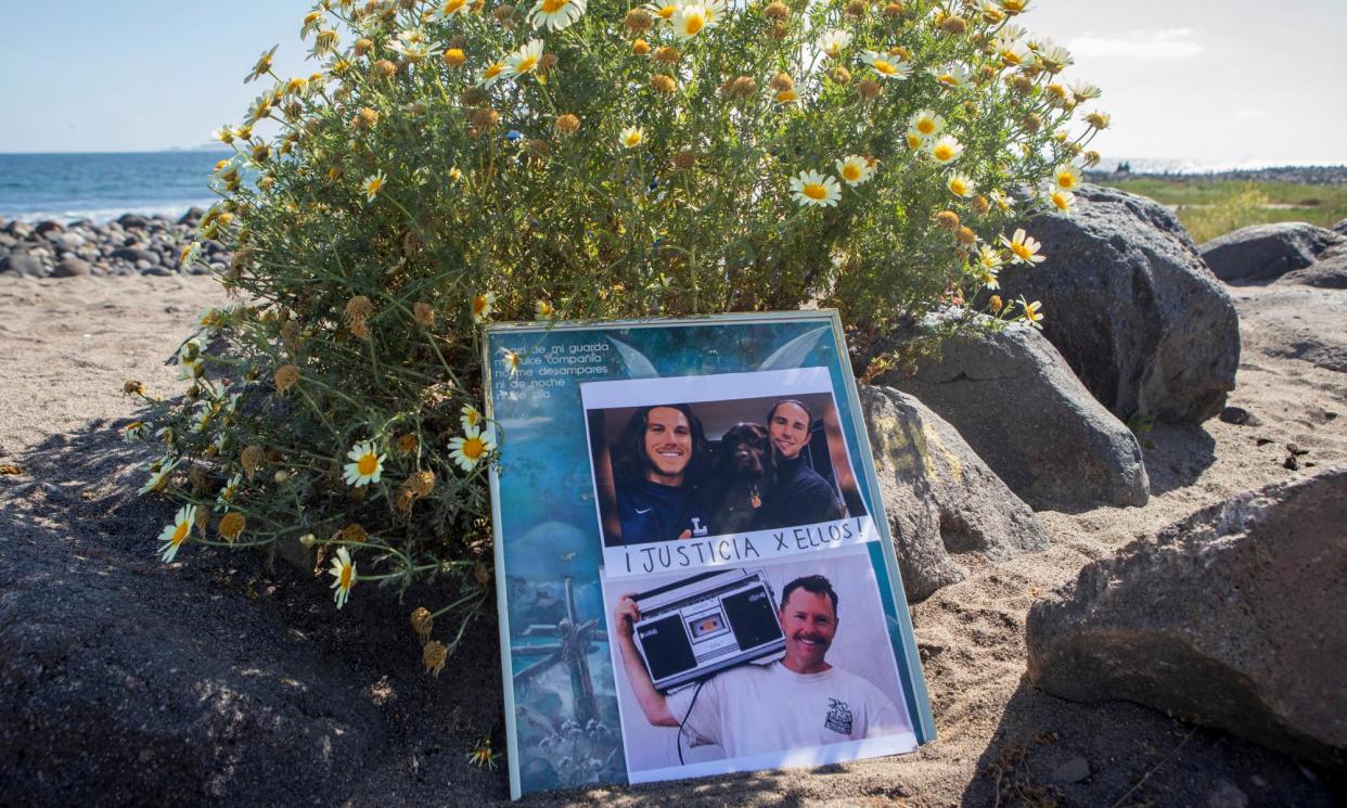 <span>The bodies of two Australia brothers, Callum and Jake Robinson, and of their friend Jack Carter Rhoad were found in a well in Baja California after the tourists were reported missing.</span><span>Photograph: Karen Castaneda/AP</span>