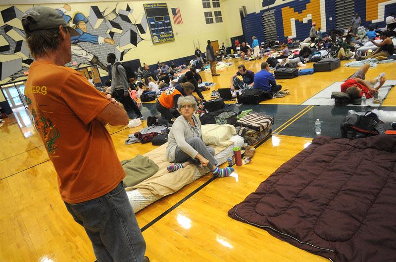 Refugio en Daytona Beach, Fl. Foto: EFE