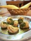 Escargot: To create the authentic taste, Paris Villages imported many ingredients from France, including these snails. (