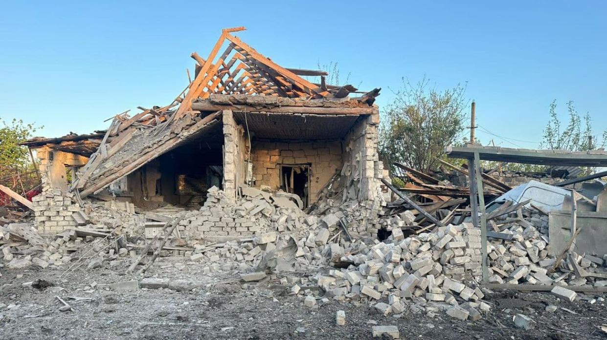 Destroyed property. Photo: Donetsk Oblast Military Administration