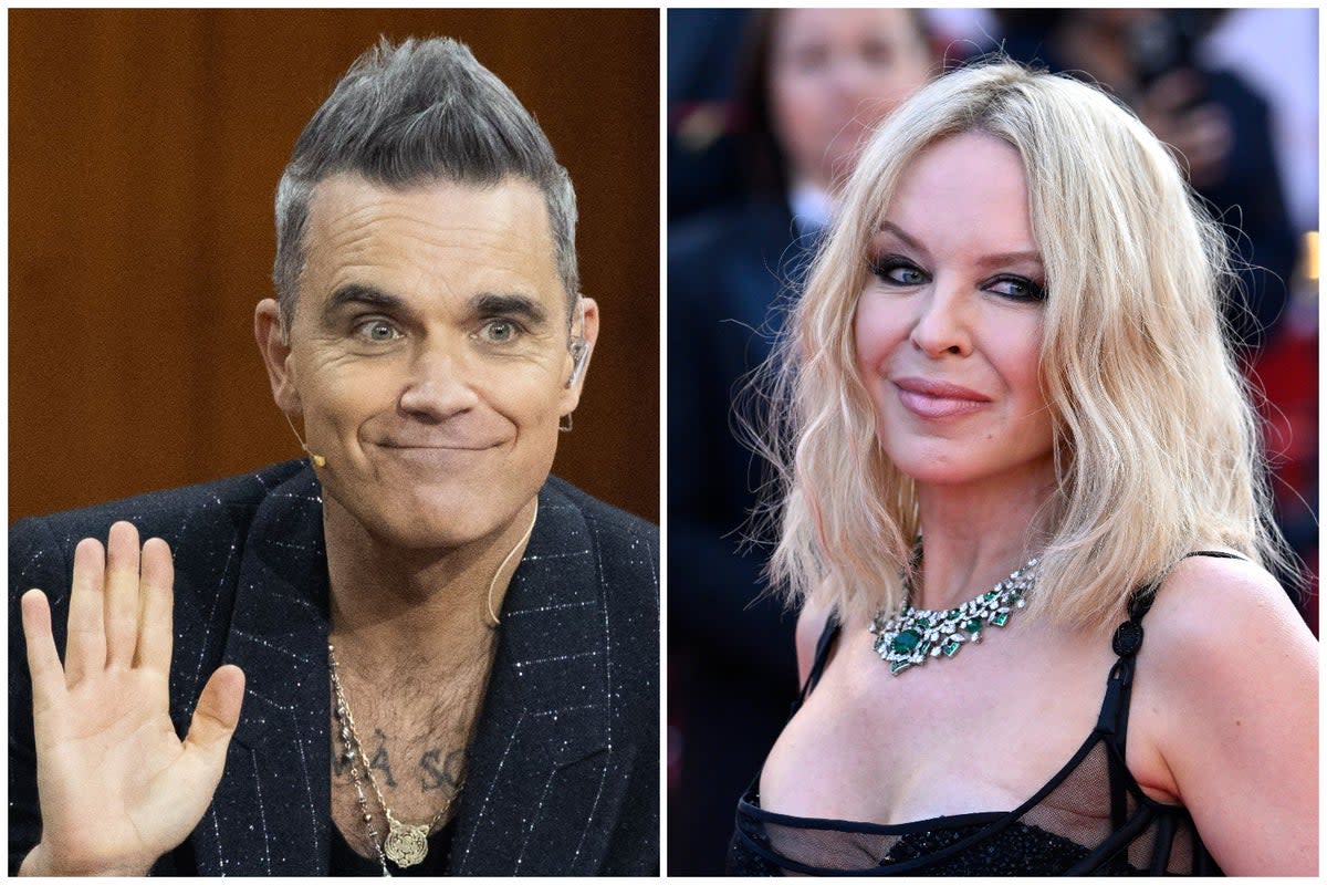 Robbie Williams has opened up about what really went down between him and Kylie Minogue  (Getty)