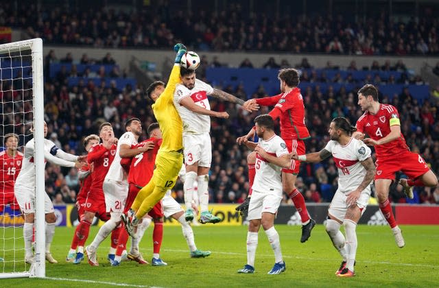 Turkey goalkeeper Altay Bayindir kept Wales at bay