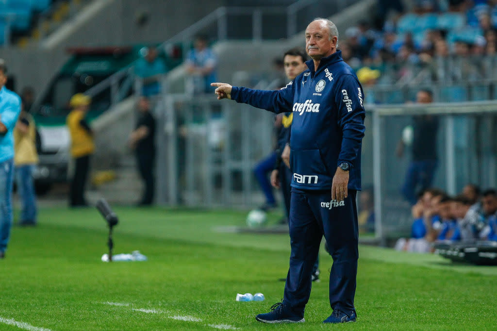 Luiz Felipe Scolari, director técnico de Palmeiras. (Photo by Lucas Uebel/Getty Images)