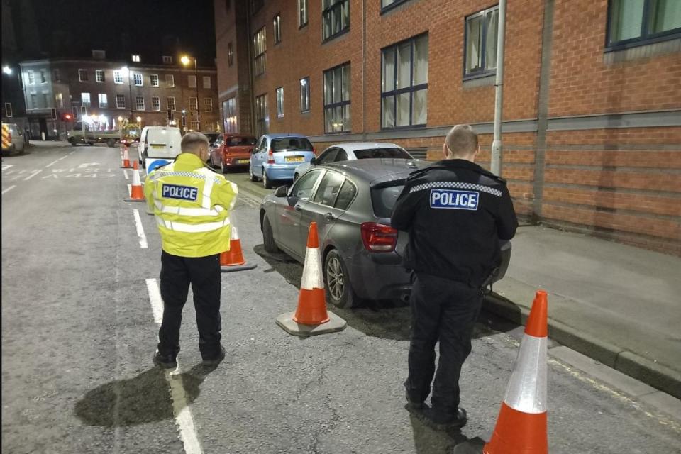 POLICE: Police in All Saints Road i(Image: Worcestershire Highways/X)/i