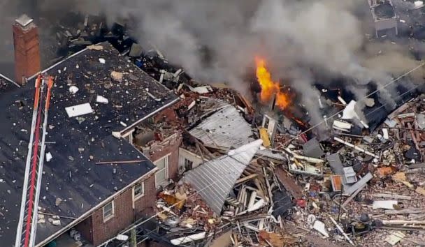 PHOTO: Fire crews respond to the RM Palmer Chocolate factory in West Reading, Pennsylvania, March 24, 2023. (WPVI)