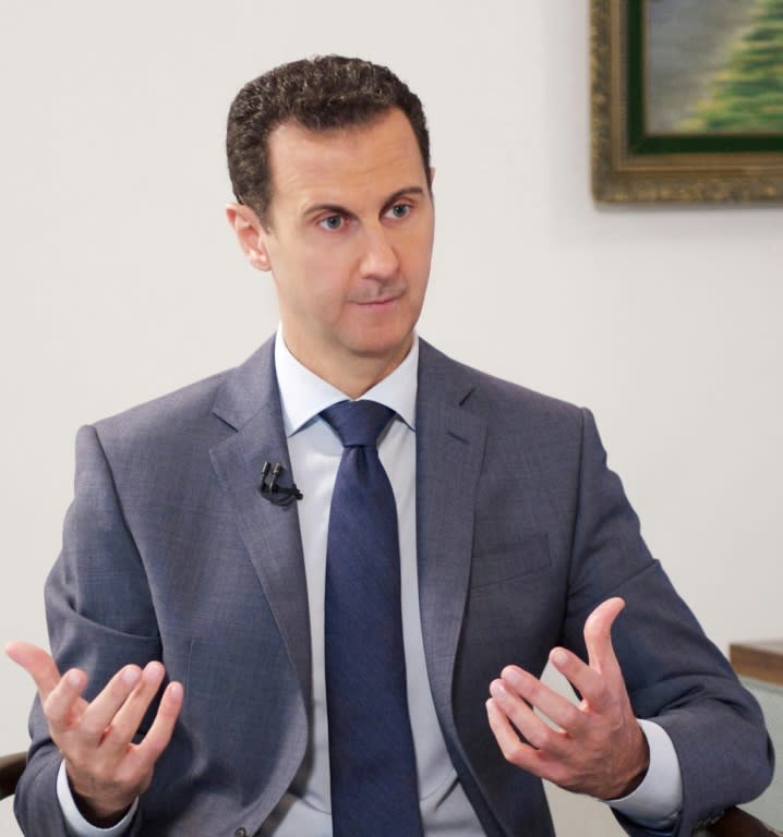 The opposition and the regime remains bitterly divided on the future role of Syrian President Bashar al-Assad, seen in this state news handout in December 2016, with anti-government factions insisting he should leave at the start of any transition