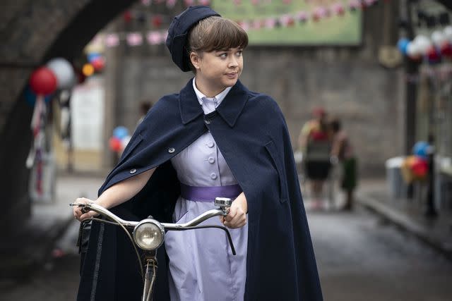 <p>Nealstreet Productions</p> Megan Cusack on 'Call the Midwife'