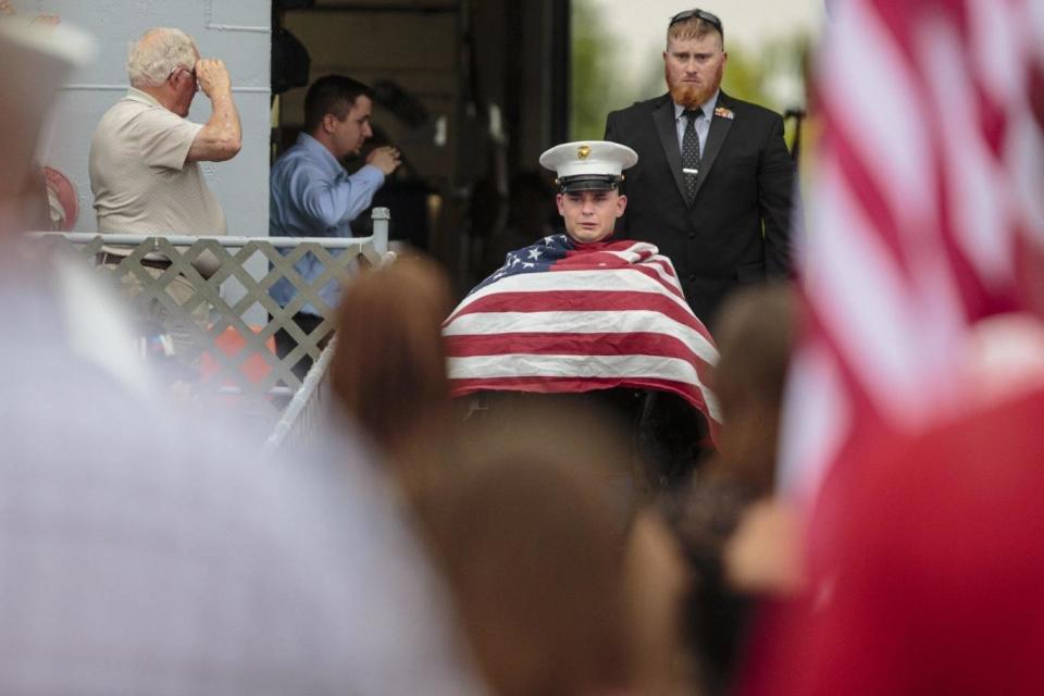 Service: Cena was later put down (AP)