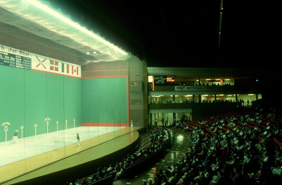 If Palm Beach County needs a homeless camp, the old Jai Alai fronton is as good a place as any.