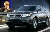 French businessman and the chief executive officer of PPR François-Henri Pinault drives a Lexus LX SUV.