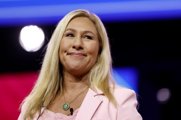 marjorie-taylor-greene-on-nashville-shooting.jpg Conservatives Attend The Annual CPAC Event - Credit: Anna Moneymaker/Getty Images