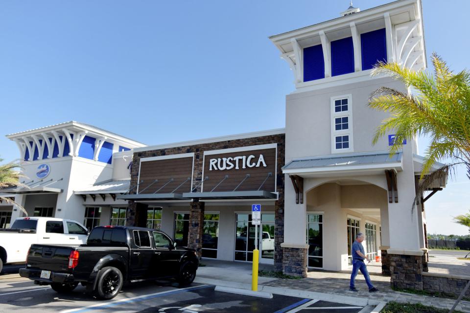 The exterior of soon-to-open Rustica at Saint Johns restaurant. Chef Jean Marie Josselin is putting the final touches on his new restaurant in SilverLeaf Commons near St. Augustine.