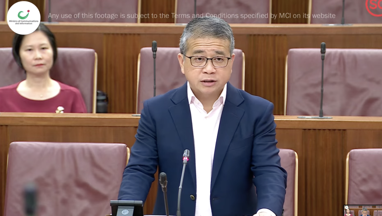 Minister for Culture, Community and Youth Edwin Tong addresses Taylor Swift concert grant controversy in Parliament on Monday (4 March)