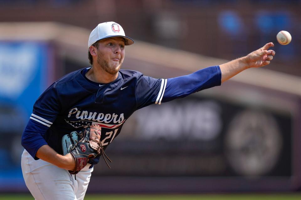 Olentangy Orange's Jacob Tabor allowed one earned run on eight hits while striking out three and walking one in six innings Saturday.