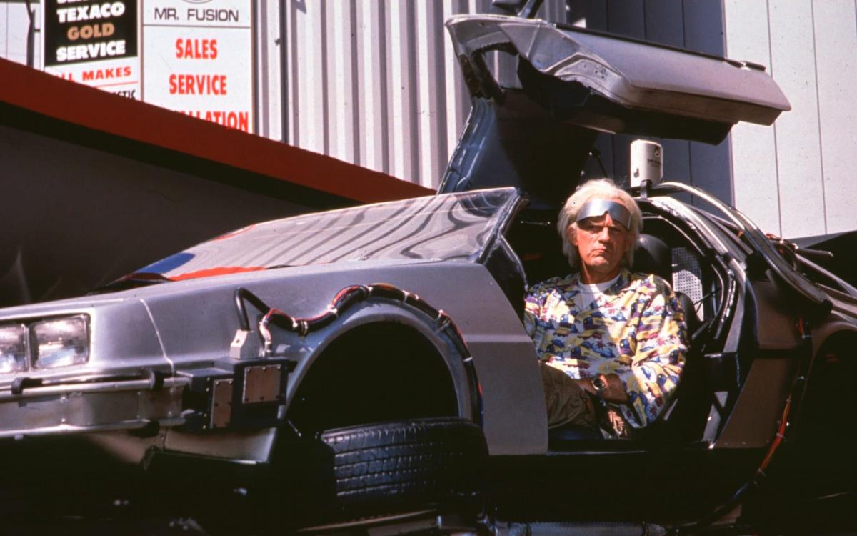 Back to the Future's time machine DeLorean at centre of trademark
