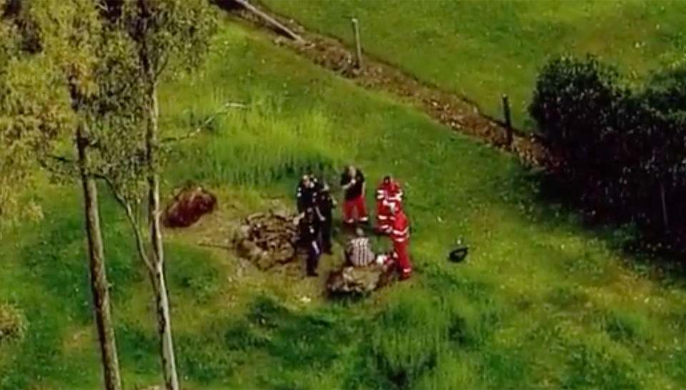 Mr Glasson got lost checking out the back area of the property. Source: 7 News
