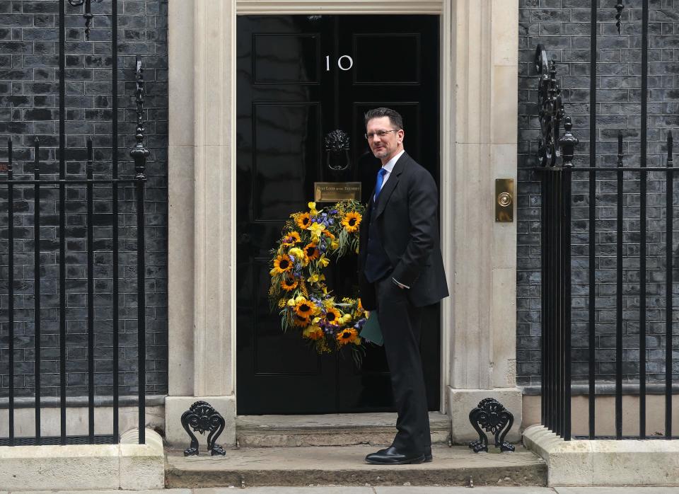 Minister of State in Britain’s Northern Ireland Office Steve Baker (AFP via Getty Images)