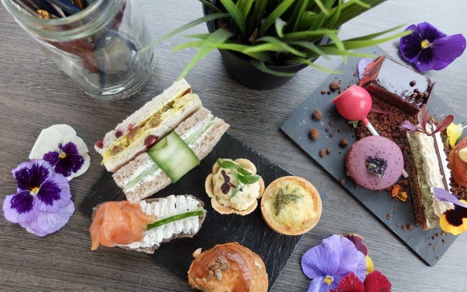 Chelsea Flower Show afternoon tea, Lancaster London