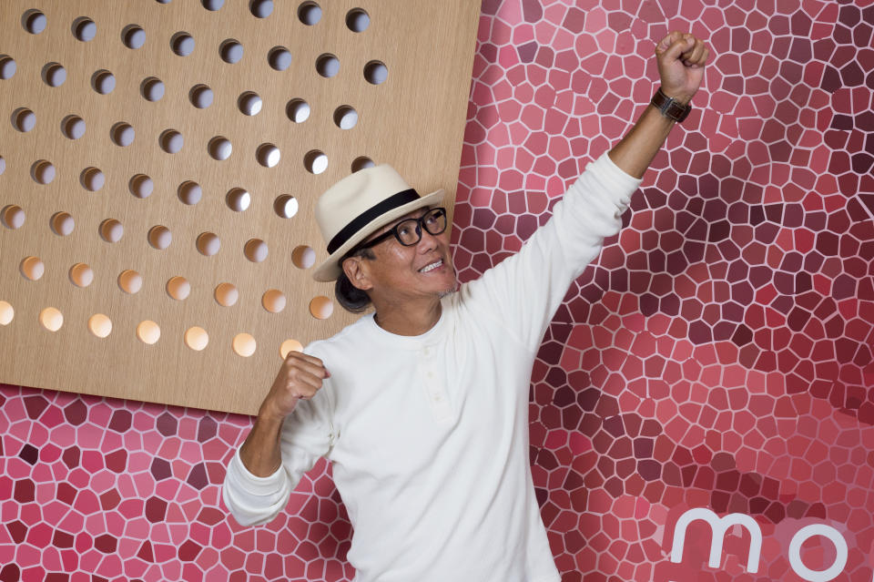 Chef Masaharu Morimoto poses for a photo at Momosan Wynwood on Wednesday, May 19, 2021, in Miami, Fla. (Photo by Scott Roth/Invision/AP)