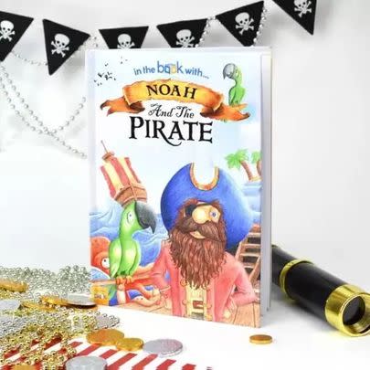 Get this personalised pirate story book just for them
