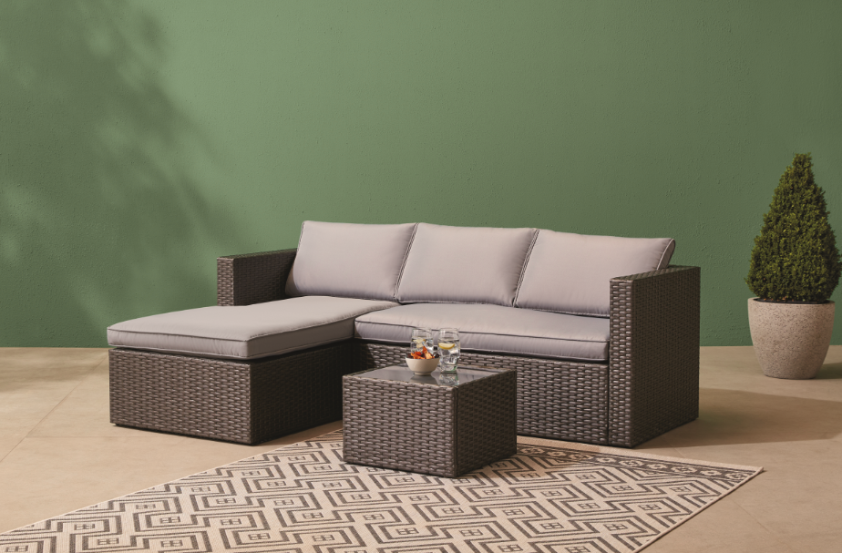 <p>Not only is the Havana Sofa Set impressively in-line with current trends, it's also an absolute steal.</p><p>Tesco says: 'Ideal for families or for entertaining in the warmer weather, the Havana Sofa Set features a timeless dark grey rattan, made for all weather types, and includes both a table and matching cushions for added comfort.' Consider us sold.</p><p><a class="link " href="https://www.tesco.com/store-locator/" rel="nofollow noopener" target="_blank" data-ylk="slk:FIND YOUR NEAREST TESCO;elm:context_link;itc:0;sec:content-canvas">FIND YOUR NEAREST TESCO</a></p>