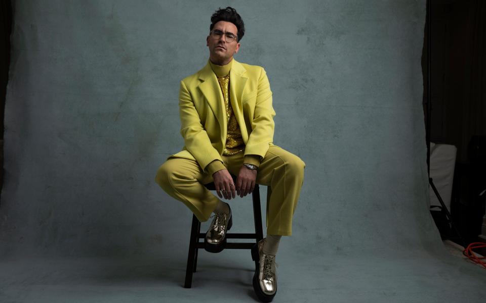 Dan Levy Golden Globes - Lewis Mirrett/Getty Images