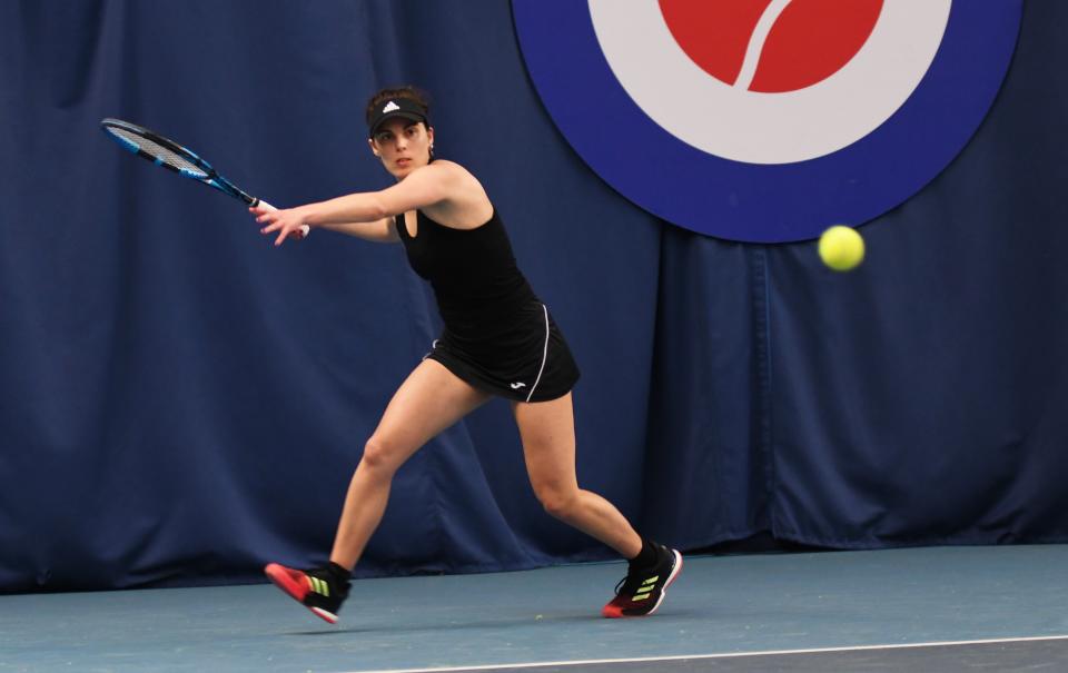 Lumsden beat Marni Banks in the women's final (Credit: Ian Hall)