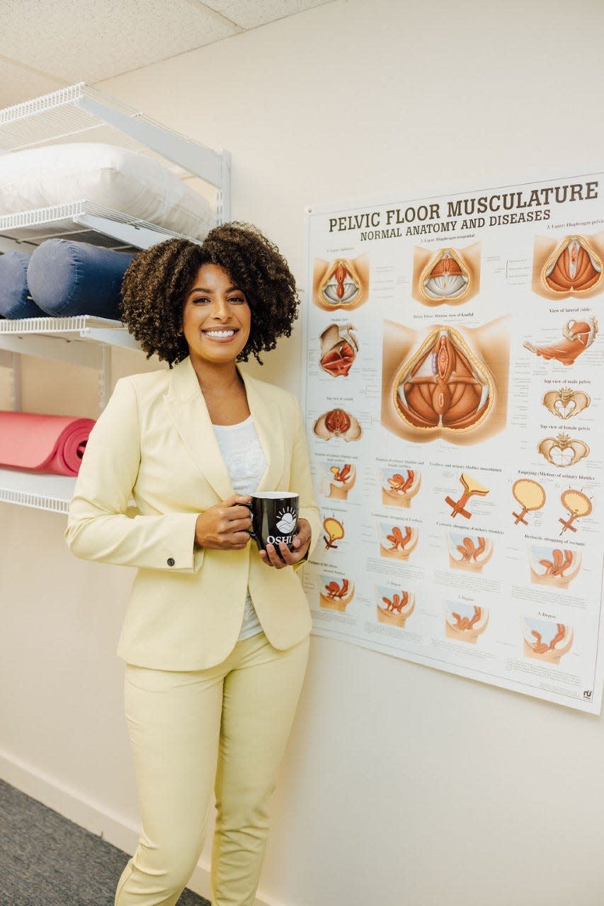 Justina Perry, owner of Oshun Physical Therapy and Pelvic Health.