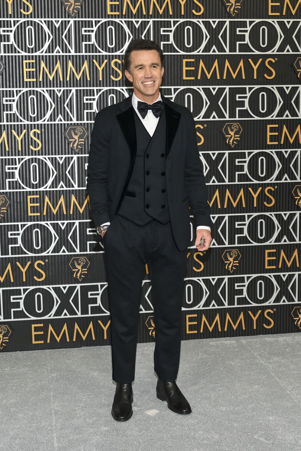 rob mcelhenney at 75th primetime emmy awards